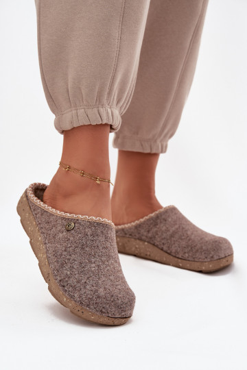 chaussures fait maison Chaussons Féminin Inblu ED000031 beige 2