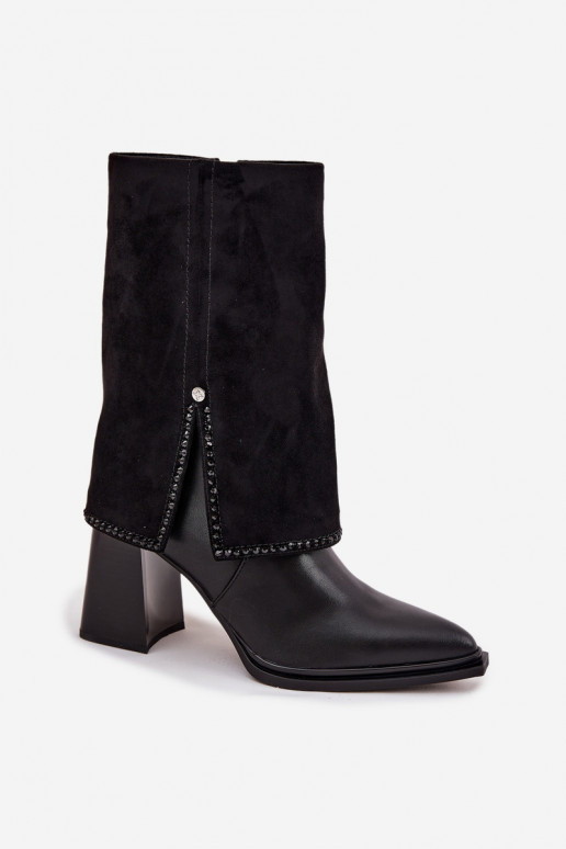 Peau Bottes pour femmesDANSyÀiniętą CholeÀką réchauffer Il fautciejka K7206-01 couleur noire Peau Bottes pour femmesDANSyÀiniętą CholeÀką réchauffer Il fautciejka K7206-01 couleur noire