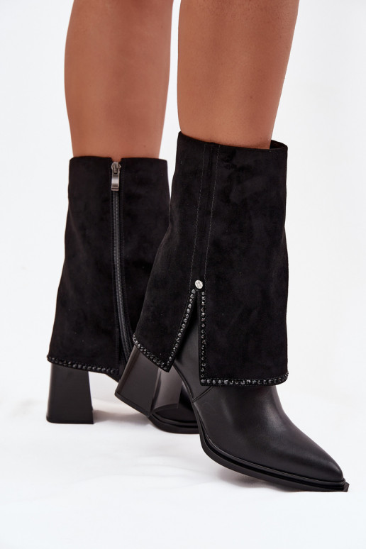 Peau Bottes pour femmesDANSyÀiniętą CholeÀką réchauffer Il fautciejka K7206-01 couleur noire Peau Bottes pour femmesDANSyÀiniętą CholeÀką réchauffer Il fautciejka K7206-01 couleur noire