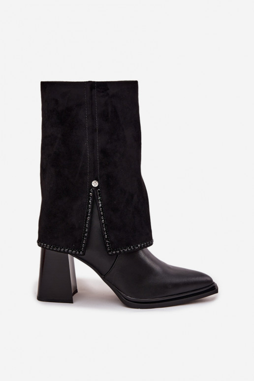 Peau Bottes pour femmesDANSyÀiniętą CholeÀką réchauffer Il fautciejka K7206-01 couleur noire Peau Bottes pour femmesDANSyÀiniętą CholeÀką réchauffer Il fautciejka K7206-01 couleur noire