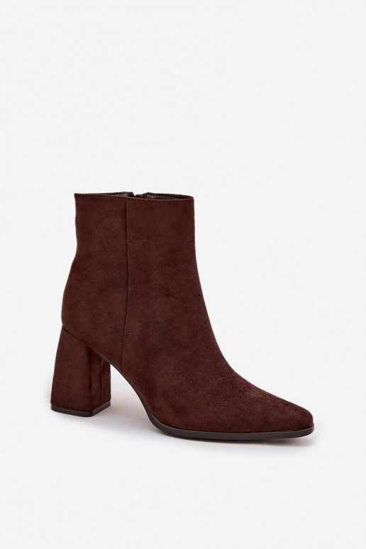 Bottes pour femmesen daim écologiqueu CzekoladoÀe Inessa Bottes pour femmesen daim écologiqueu CzekoladoÀe Inessa