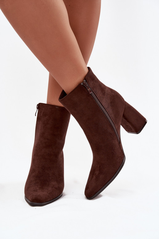 Bottes pour femmesen daim écologiqueu CzekoladoÀe Inessa Bottes pour femmesen daim écologiqueu CzekoladoÀe Inessa