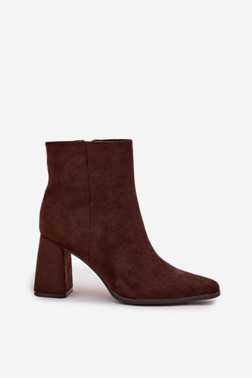 Bottes pour femmesen daim écologiqueu CzekoladoÀe Inessa Bottes pour femmesen daim écologiqueu CzekoladoÀe Inessa