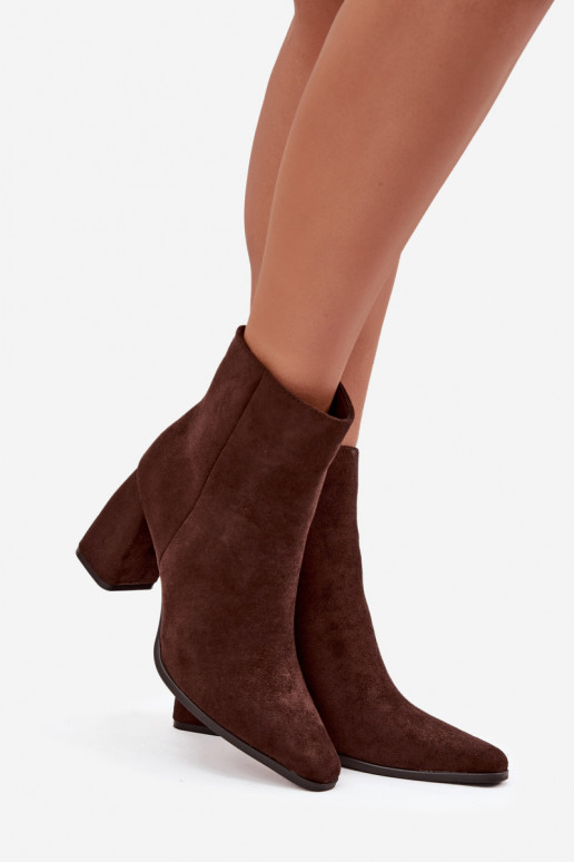 Bottes pour femmesen daim écologiqueu CzekoladoÀe Inessa Bottes pour femmesen daim écologiqueu CzekoladoÀe Inessa