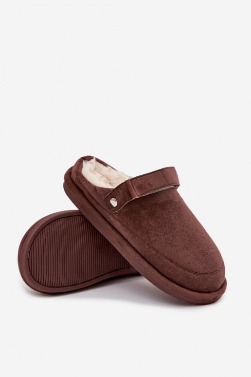 Chaussons Féminin avec des sangles réchauffer avec de la fourrure à l intérieur CzekoladoÀe Rilena Chaussons Féminin avec des sangles réchauffer avec de la fourrure à l intérieur CzekoladoÀe Rilena