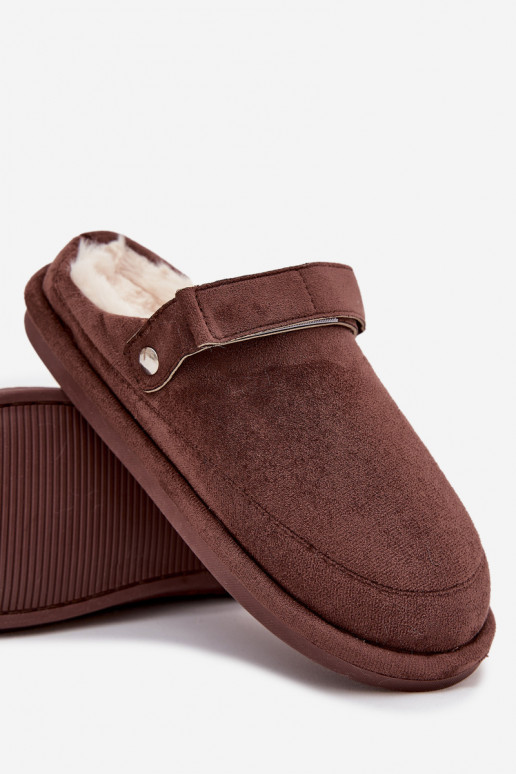 Chaussons Féminin avec des sangles réchauffer avec de la fourrure à l intérieur CzekoladoÀe Rilena Chaussons Féminin avec des sangles réchauffer avec de la fourrure à l intérieur CzekoladoÀe Rilena