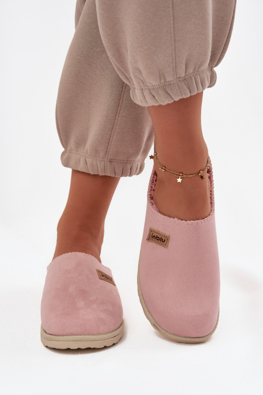 Chaussons Féminin chaussures fait maison Inblu CS000045 couleur rose Chaussons Féminin chaussures fait maison Inblu CS000045 couleur rose