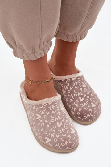 Chaussons Féminin Love Inblu ET000032 beige