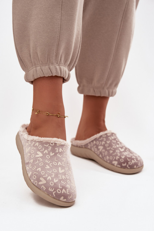 Chaussons Féminin Love Inblu ET000032 beige Chaussons Féminin Love Inblu ET000032 beige