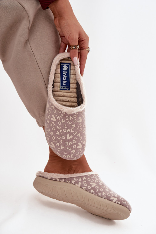 Chaussons Féminin Love Inblu ET000032 beige Chaussons Féminin Love Inblu ET000032 beige