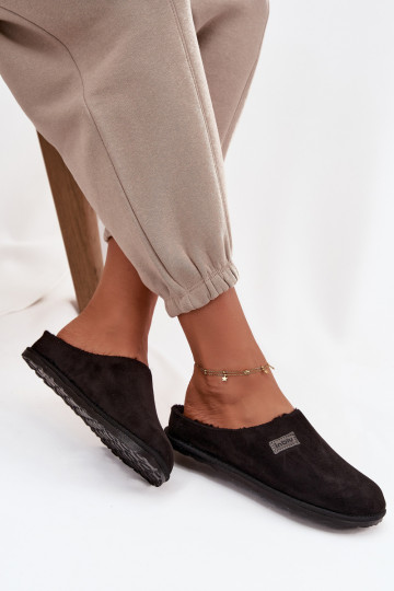 Chaussons Féminin chaussures fait maison Inblu CS000045 couleur noire