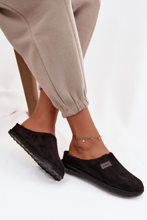 Chaussons Féminin chaussures fait maison Inblu CS000045 couleur noire Chaussons Féminin chaussures fait maison Inblu CS000045 couleur noire
