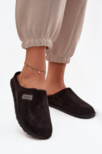 Chaussons Féminin chaussures fait maison Inblu CS000045 couleur noire 2