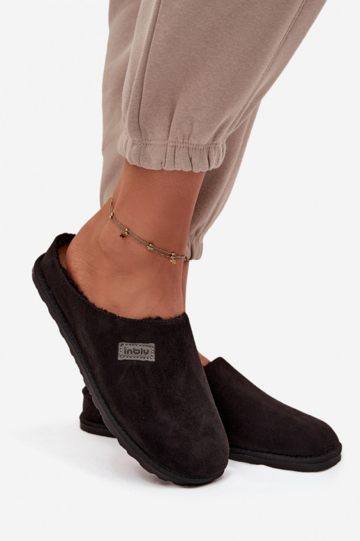 Chaussons Féminin chaussures fait maison Inblu CS000045 couleur noire Chaussons Féminin chaussures fait maison Inblu CS000045 couleur noire
