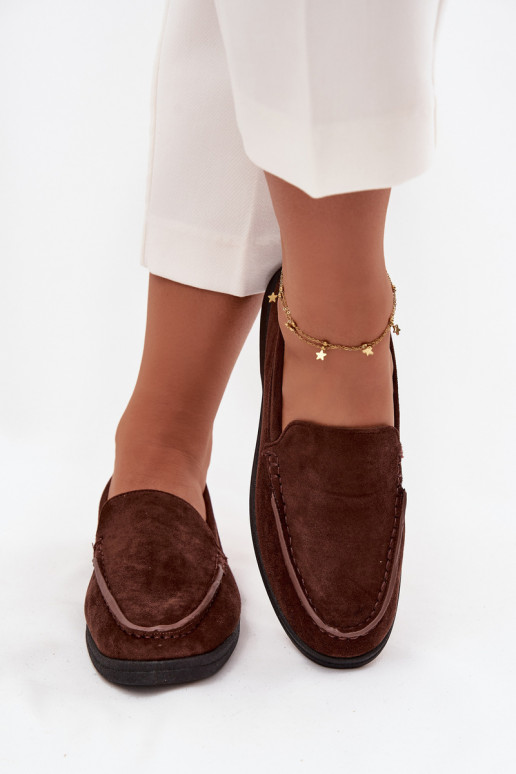 mocassins pour femmesen daim écologiqueu CzekoladoÀe Tynara mocassins pour femmesen daim écologiqueu CzekoladoÀe Tynara