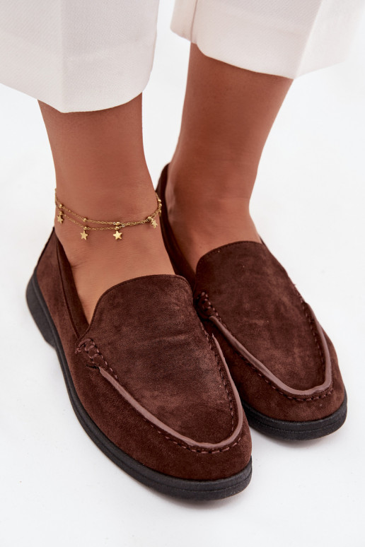 mocassins pour femmesen daim écologiqueu CzekoladoÀe Tynara mocassins pour femmesen daim écologiqueu CzekoladoÀe Tynara