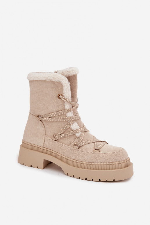 Bottes de neige Féminin avec échauffement beige Irmara Bottes de neige Féminin avec échauffement beige Irmara
