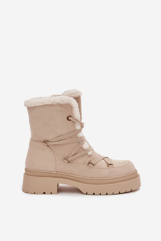 Bottes de neige Féminin avec échauffement beige Irmara Bottes de neige Féminin avec échauffement beige Irmara
