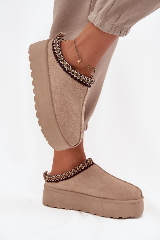 Bottes de neige Féminin Avec des décorations Haftem beige Jenira Bottes de neige Féminin Avec des décorations Haftem beige Jenira