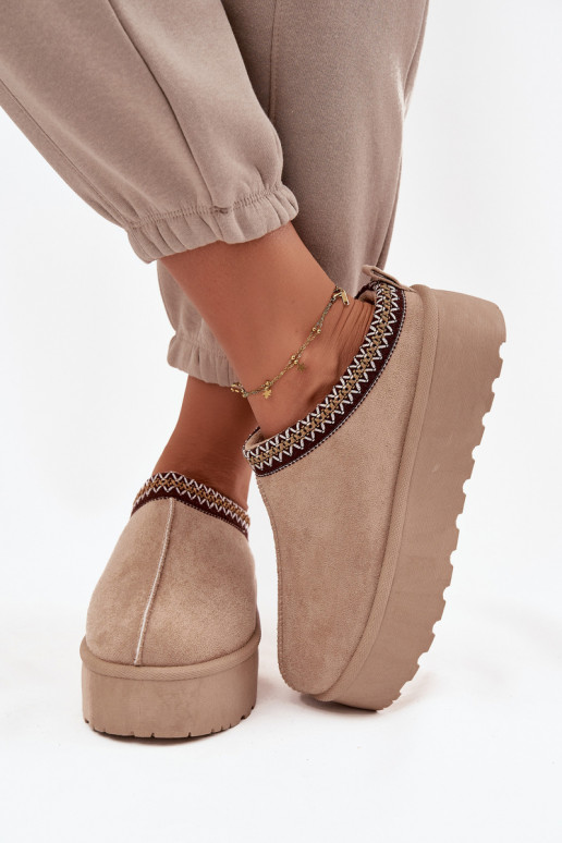 Bottes de neige Féminin Avec des décorations Haftem beige Jenira Bottes de neige Féminin Avec des décorations Haftem beige Jenira