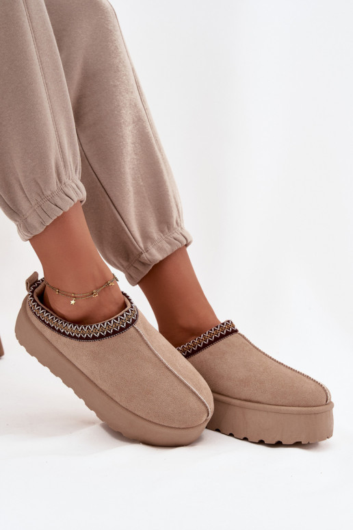 Bottes de neige Féminin Avec des décorations Haftem beige Jenira Bottes de neige Féminin Avec des décorations Haftem beige Jenira