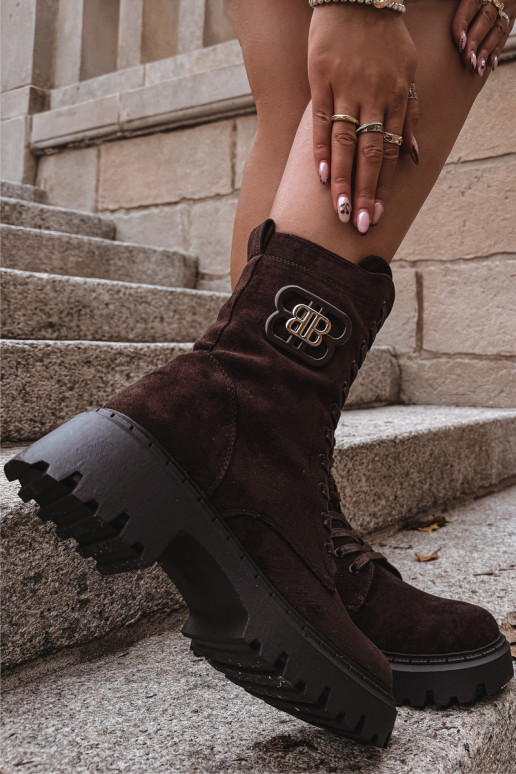 Bottes DANSokrery Féminin Avec des décorations Élément réchauffer CzekoladoÀe Kalindra Bottes DANSokrery Féminin Avec des décorations Élément réchauffer CzekoladoÀe Kalindra