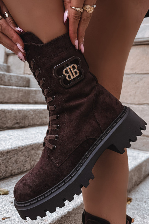 Bottes DANSokrery Féminin Avec des décorations Élément réchauffer CzekoladoÀe Kalindra Bottes DANSokrery Féminin Avec des décorations Élément réchauffer CzekoladoÀe Kalindra