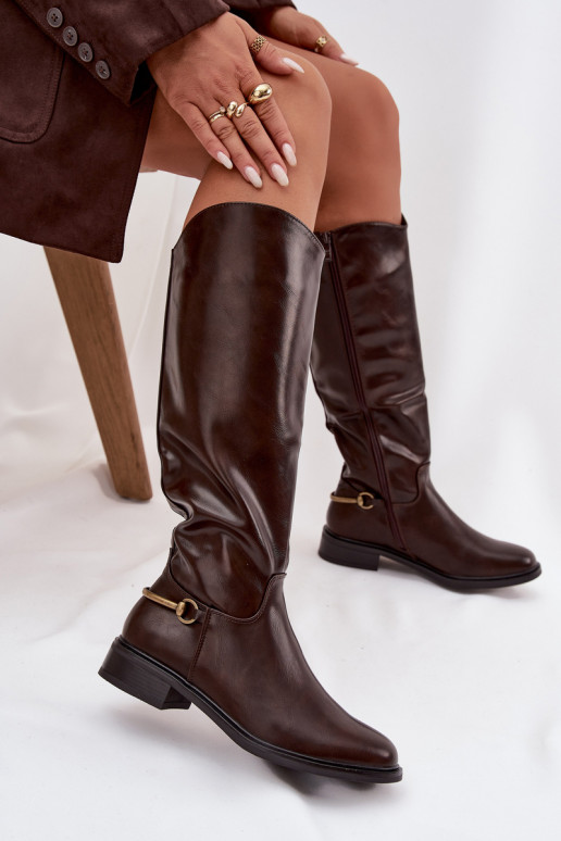 réchauffer bottes pour femmes avec des talons larges Avec des décorations Detalem CzekoladoÀe Renaya réchauffer bottes pour femmes avec des talons larges Avec des décorations Detalem CzekoladoÀe Renaya