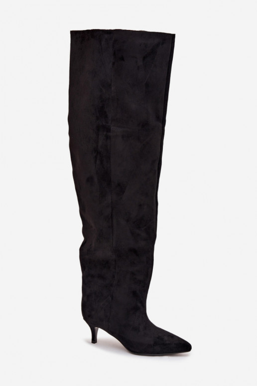 Un modèle convaincant bottes pour femmes avec des talons fins couleur noire Ysolienne Un modèle convaincant bottes pour femmes avec des talons fins couleur noire Ysolienne