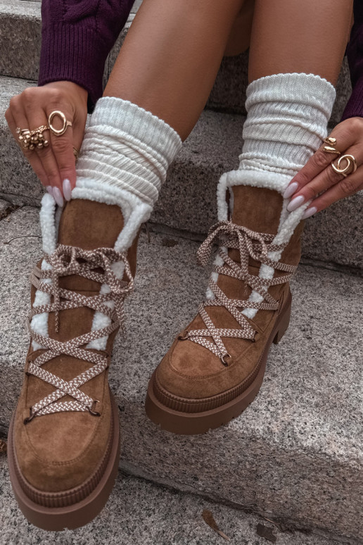 Bottes de neige Féminin avec échauffement marron Irmara Bottes de neige Féminin avec échauffement marron Irmara