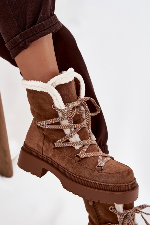 Bottes de neige Féminin avec échauffement marron Irmara Bottes de neige Féminin avec échauffement marron Irmara