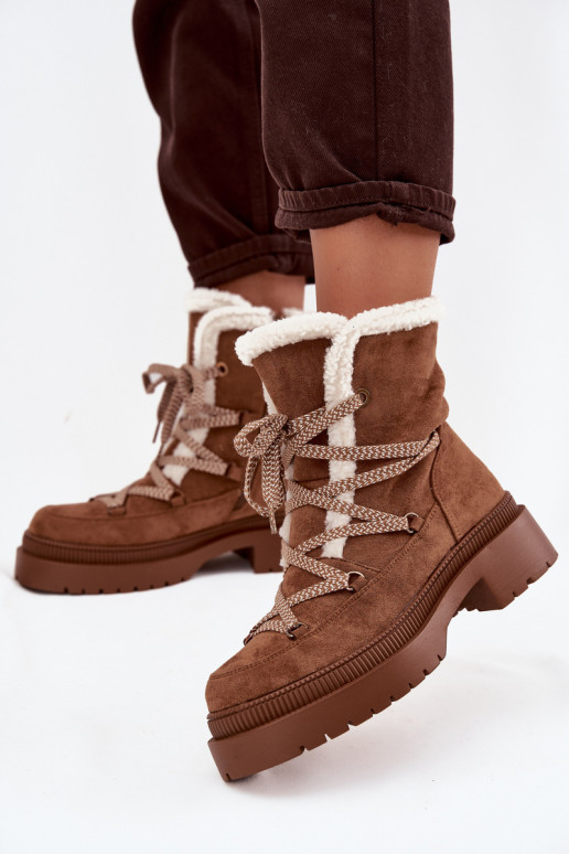 Bottes de neige Féminin avec échauffement marron Irmara Bottes de neige Féminin avec échauffement marron Irmara