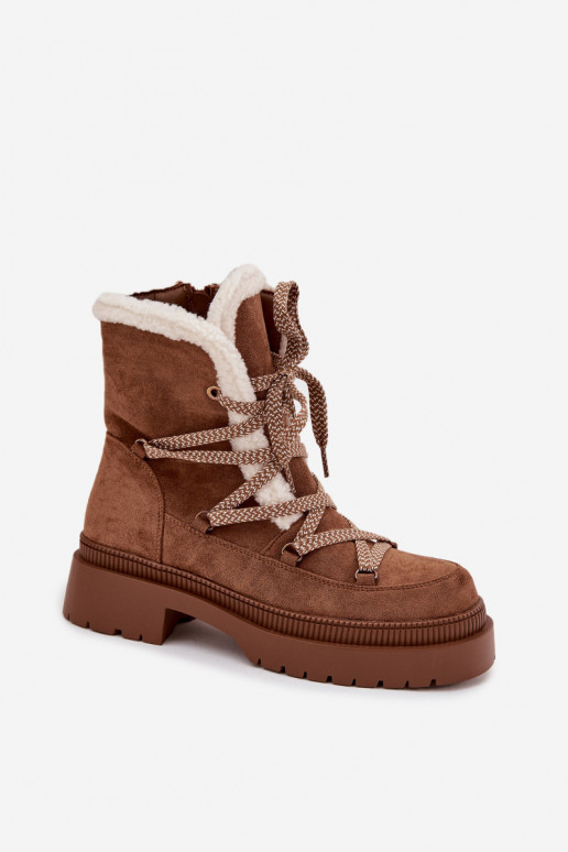 Bottes de neige Féminin avec échauffement marron Irmara Bottes de neige Féminin avec échauffement marron Irmara