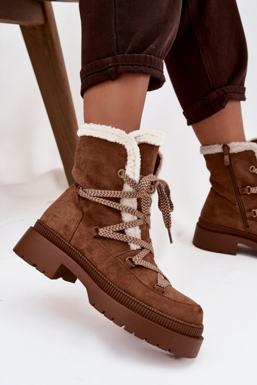 Bottes de neige Féminin avec échauffement marron Irmara Bottes de neige Féminin avec échauffement marron Irmara