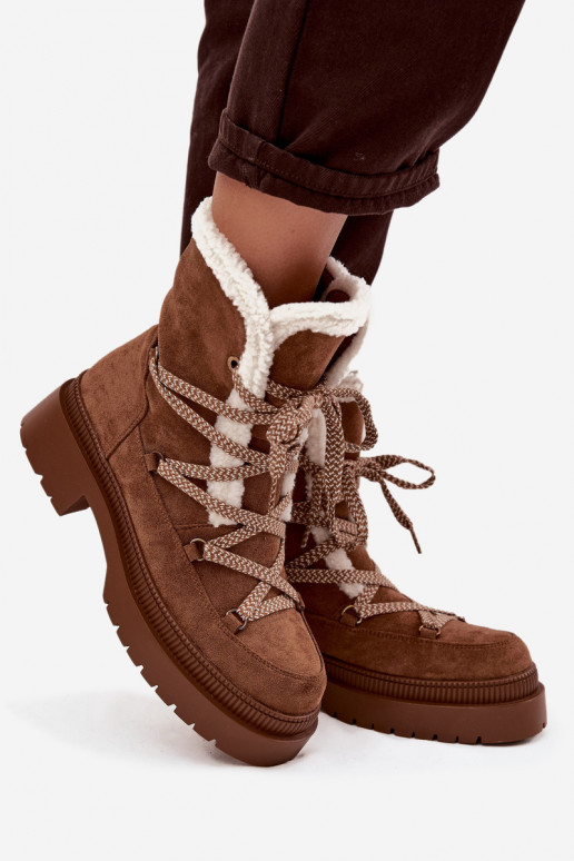 Bottes de neige Féminin avec échauffement marron Irmara Bottes de neige Féminin avec échauffement marron Irmara
