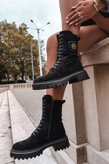 Bottes DANSokrery Féminin Avec des décorations Élément réchauffer couleur noire Kalindra