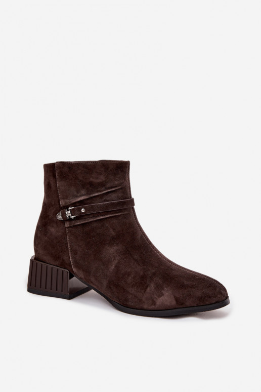 Bottes pour femmesActivéturalnego en daimu Klocke réchauffer D&A CR52-651 CzekoladoÀe Bottes pour femmesActivéturalnego en daimu Klocke réchauffer D&A CR52-651 CzekoladoÀe