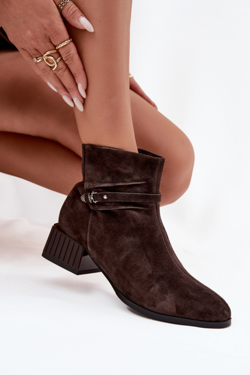 Bottes pour femmesActivéturalnego en daimu Klocke réchauffer D&A CR52-651 CzekoladoÀe Bottes pour femmesActivéturalnego en daimu Klocke réchauffer D&A CR52-651 CzekoladoÀe