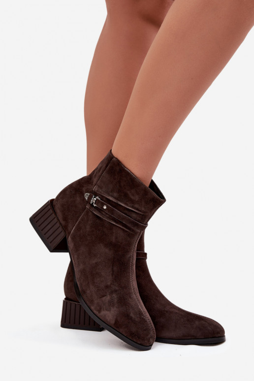 Bottes pour femmesActivéturalnego en daimu Klocke réchauffer D&A CR52-651 CzekoladoÀe Bottes pour femmesActivéturalnego en daimu Klocke réchauffer D&A CR52-651 CzekoladoÀe