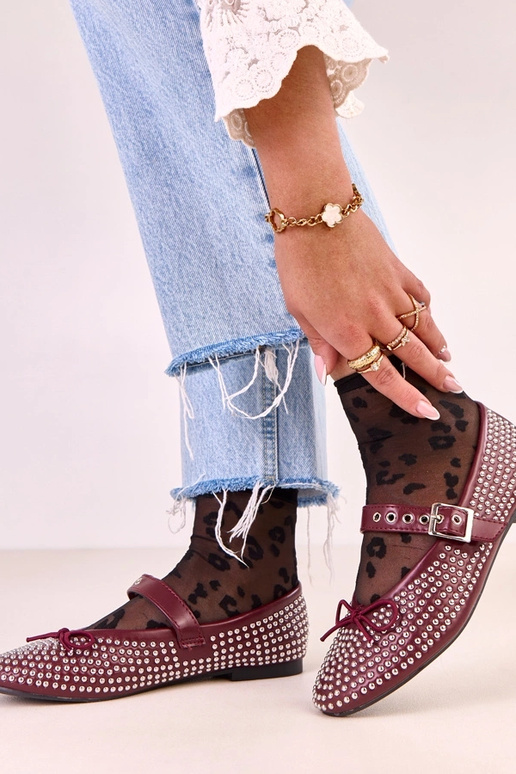 Ballerines Mylie en rouge foncé,... Ballerines Mylie en rouge foncé,...