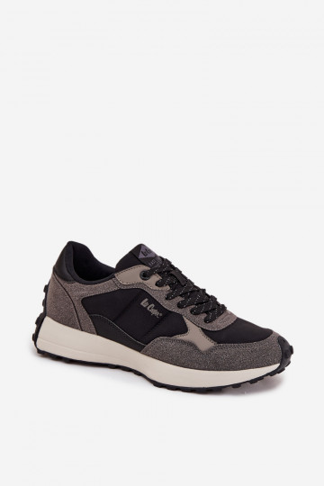 baskets Chaussures modèle baskets Mâle Lee Cooper LCJ-25-03-3795 gris-couleur noire