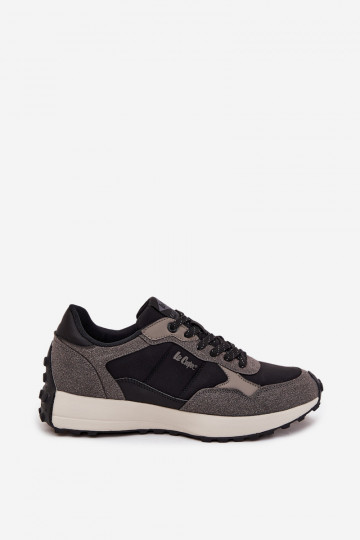 baskets Chaussures modèle baskets Mâle Lee Cooper LCJ-25-03-3795 gris-couleur noire 2