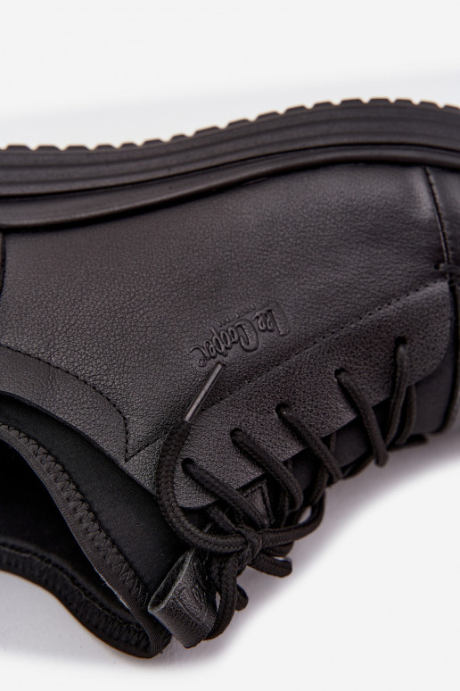 Peau Chaussures pour hommes Lee Cooper LCJ-26-33-3964 couleur noire Peau Chaussures pour hommes Lee Cooper LCJ-26-33-3964 couleur noire