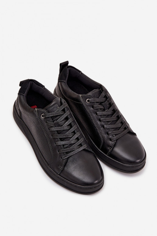 Peau Chaussures modèle baskets Mâle Lee Cooper LCJ-25-33-3965 couleur noire Peau Chaussures modèle baskets Mâle Lee Cooper LCJ-25-33-3965 couleur noire