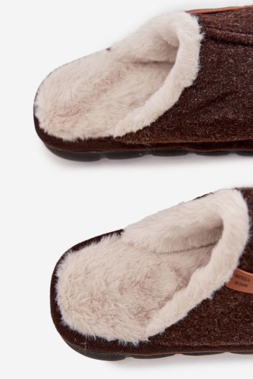 Chaussons Mâle réchauffer avec de la fourrure à l intérieur CzekoladoÀe Darielle Chaussons Mâle réchauffer avec de la fourrure à l intérieur CzekoladoÀe Darielle