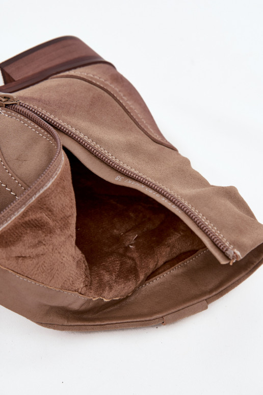 Bottes pour femmes Sur un talon bas Avec des volants réchauffer couleur kaki Gracia Bottes pour femmes Sur un talon bas Avec des volants réchauffer couleur kaki Gracia