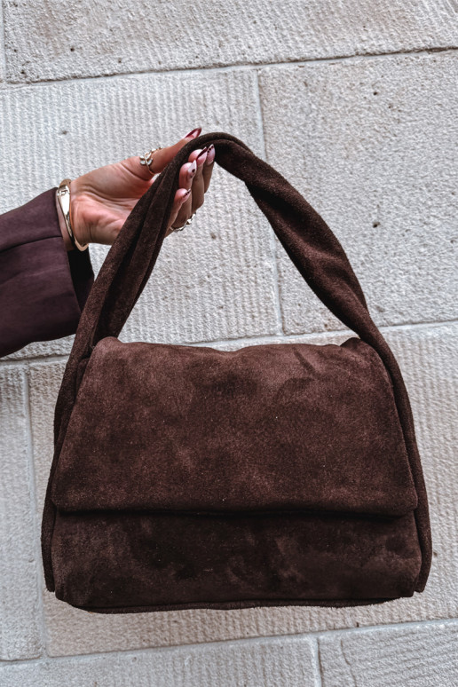 Skórzana en daimoÀa Ordinateur de poche CzekoladoÀa Monelle Skórzana en daimoÀa Ordinateur de poche CzekoladoÀa Monelle