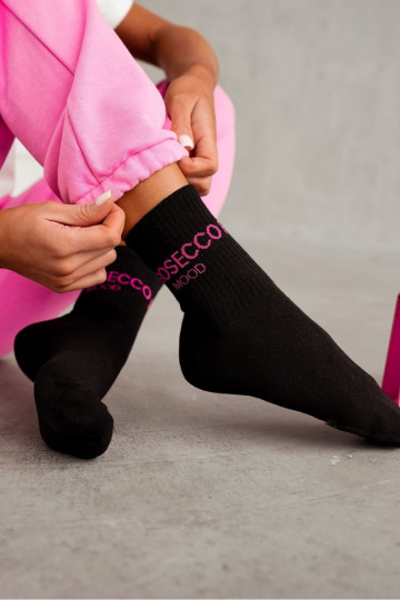 Chaussettes pour femmes PROSECCO MOOD, noires