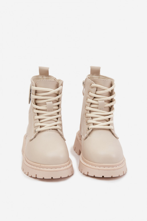 Bottes Puéril réchauffer avec de la fourrure à l intérieur avec des ornements LOVE beige Rosaira Bottes Puéril réchauffer avec de la fourrure à l intérieur avec des ornements LOVE beige Rosaira