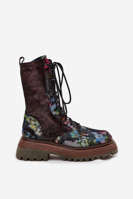 Bottes pour femmes bottes d équitation hautes Il fautciejka 06203-39 Couleurs différentes